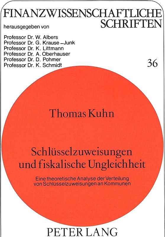 Schlüsselzuweisungen und fiskalische Ungleichheit