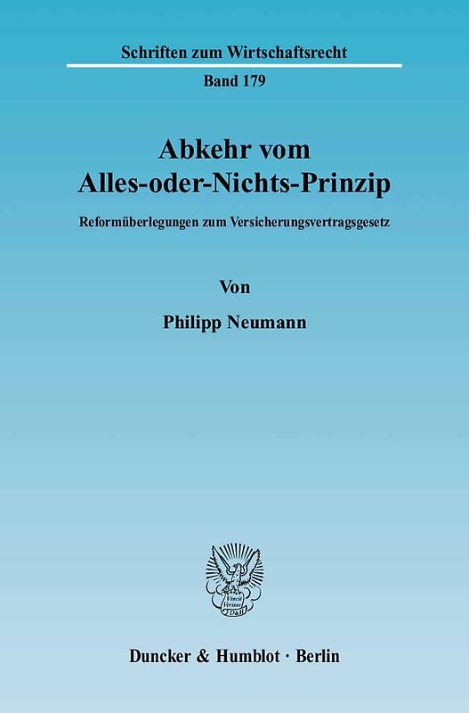 Abkehr vom Alles-oder-Nichts-Prinzip.