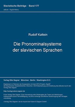 Die Pronominalsysteme der slavischen Sprachen