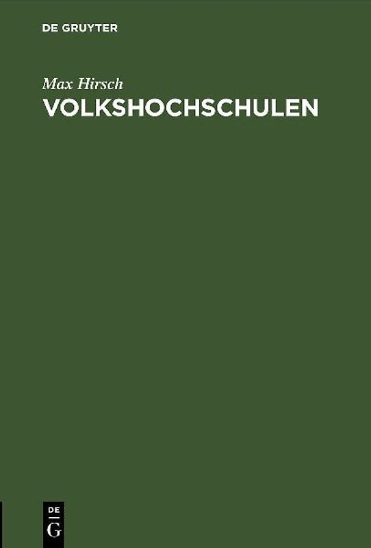 Volkshochschulen
