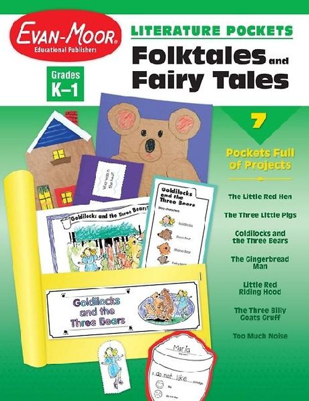 Literature Pockets: Folktales & Fairy Tales, Kindergarten Grade 1 Teacher Resource