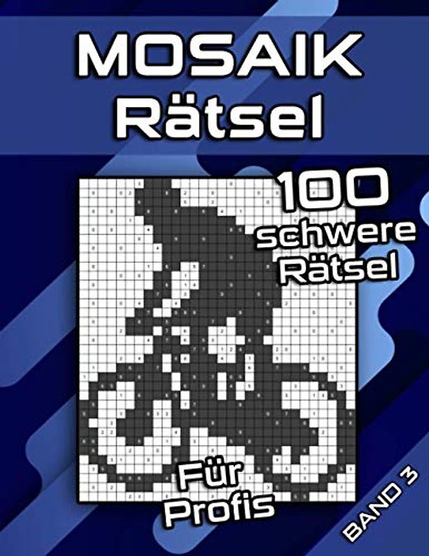 MOSAIK Rätsel für Fortgeschrittene und Profis: Logikrätsel mit schweren Bilderrätseln | Gedächtnistraining für Erwachsene und Senioren (Mosaik Puzzles)