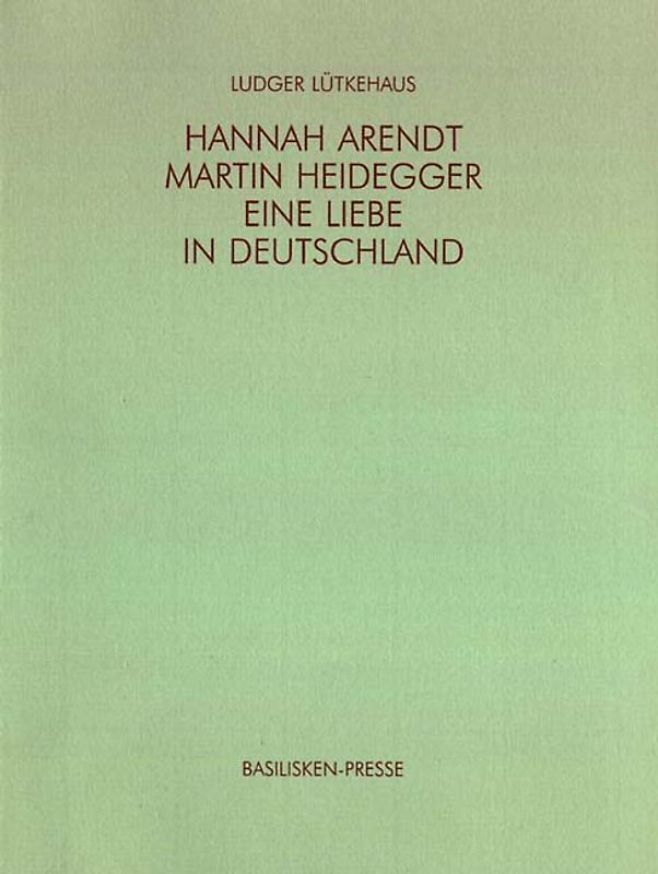Hannah Arendt - Martin Heidegger