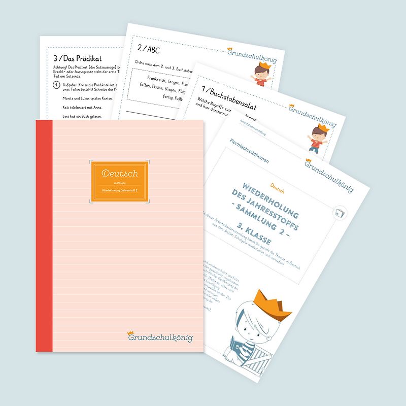 Grundschule - Deutsch, 3. Klasse: Wiederholung des Jahresstoffs - Teil 2