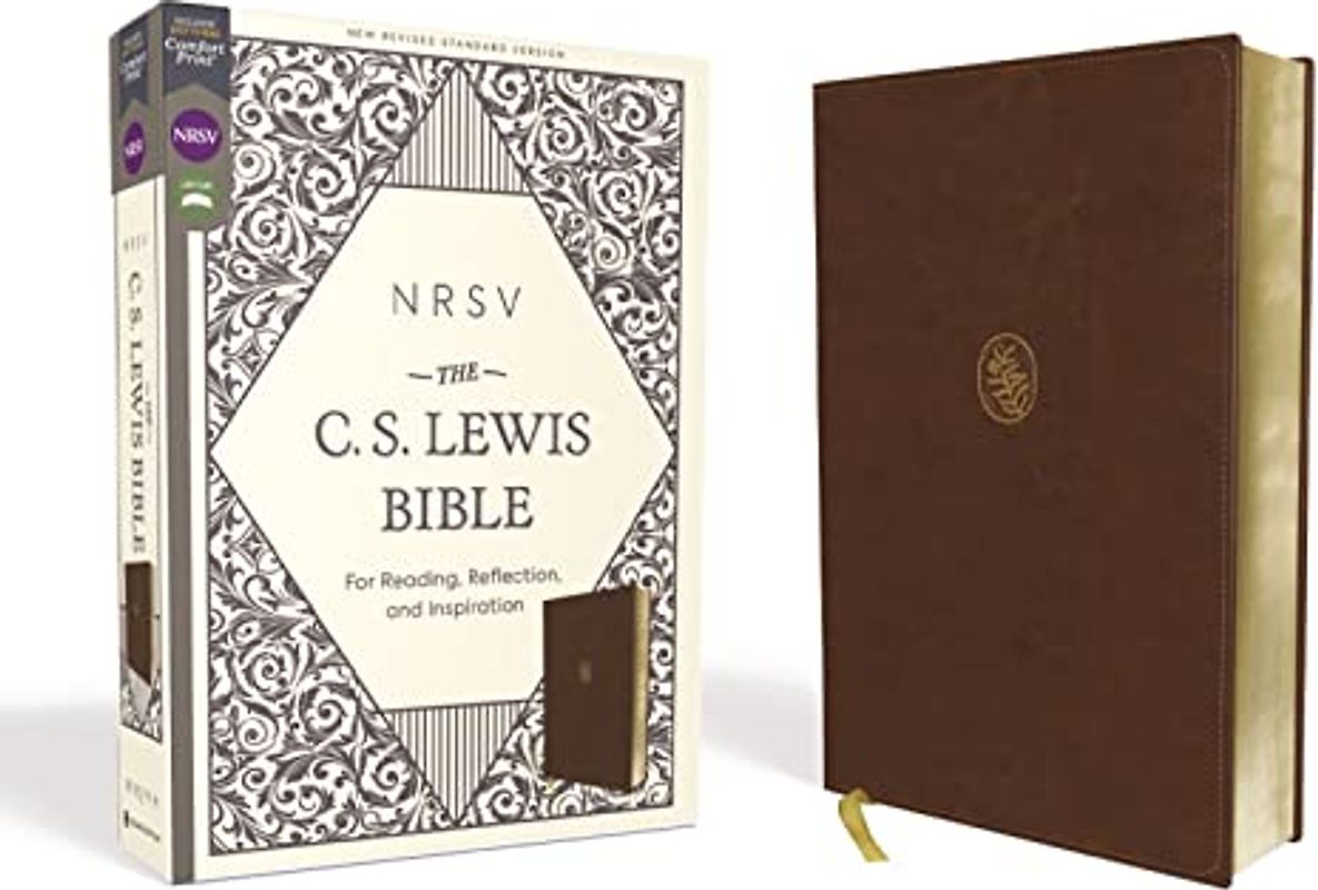 NRSV, The C. S. Lewis Bible, Leathersoft, Brown, Comfort Print: For Reading, Reflection, and Inspiration