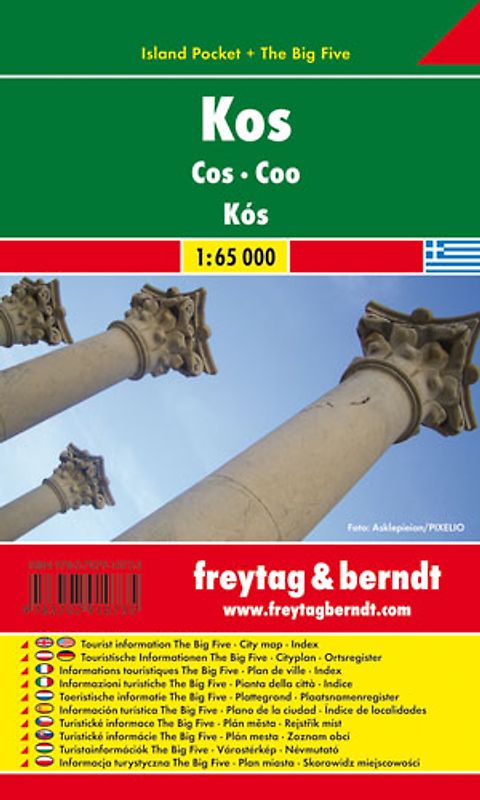 Kos, Autokarte 1:65.000, Island Pocket + The Big Five