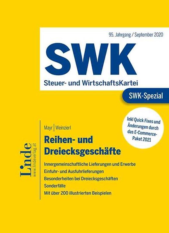 SWK-Spezial Reihen- und Dreiecksgeschäfte
