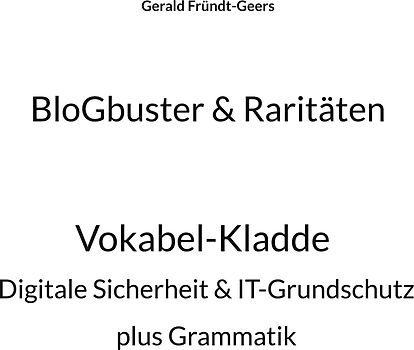 BloGbuster & Raritäten