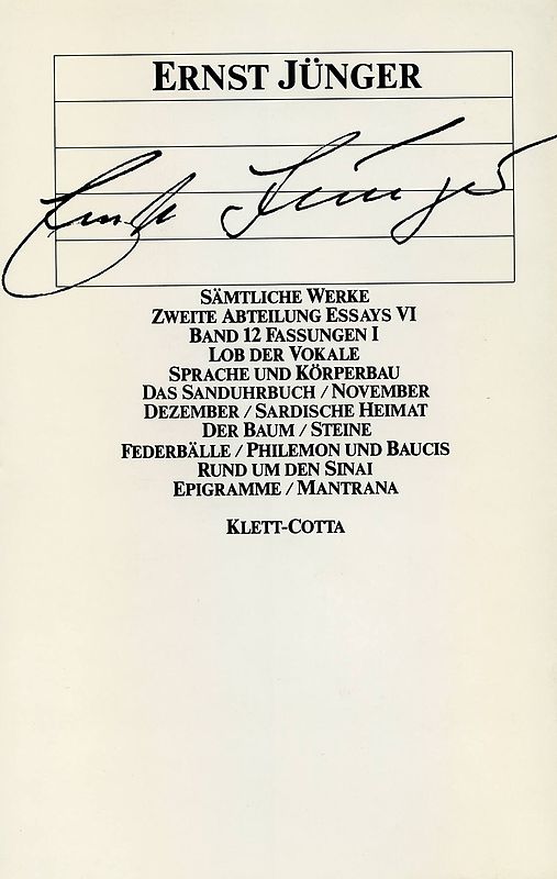 Sämtliche Werke. Werkausgabe in 22 Bänden, komplett / Fassungen I (Sämtliche Werke. Werkausgabe in 22 Bänden, Bd. ?)