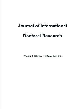 Journal of International Doctoral Research (JIDR) Volume 2, Issue 1