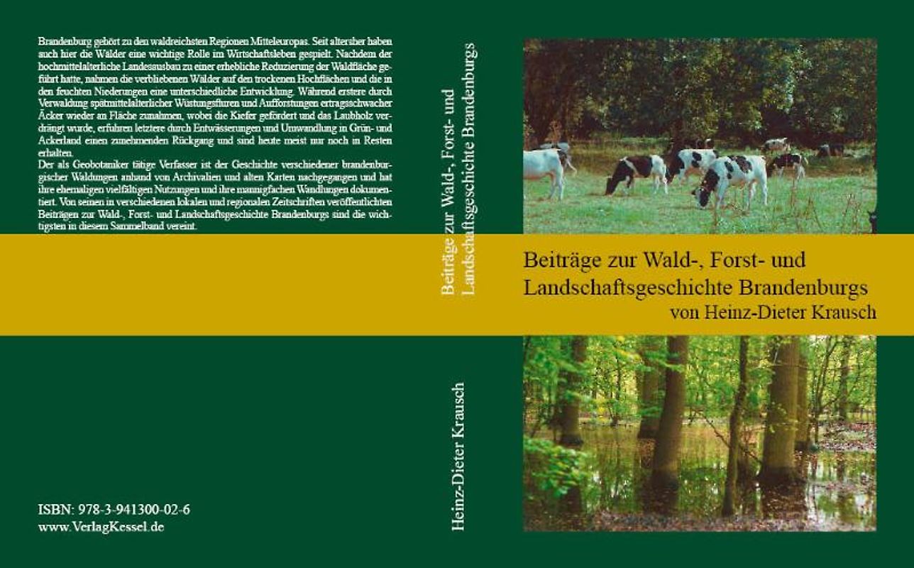 Beiträge zur Wald-, Forst- und Landschaftsgeschichte Brandenburgs