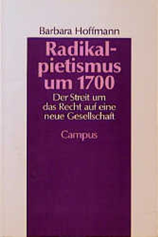 Radikalpietismus um 1700