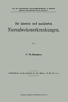 Die latenten und maskierten Nierenbeckenerkrankungen