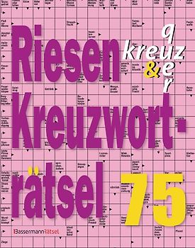 Riesen-Kreuzworträtsel 75 (5 Exemplare à 2,99 €)