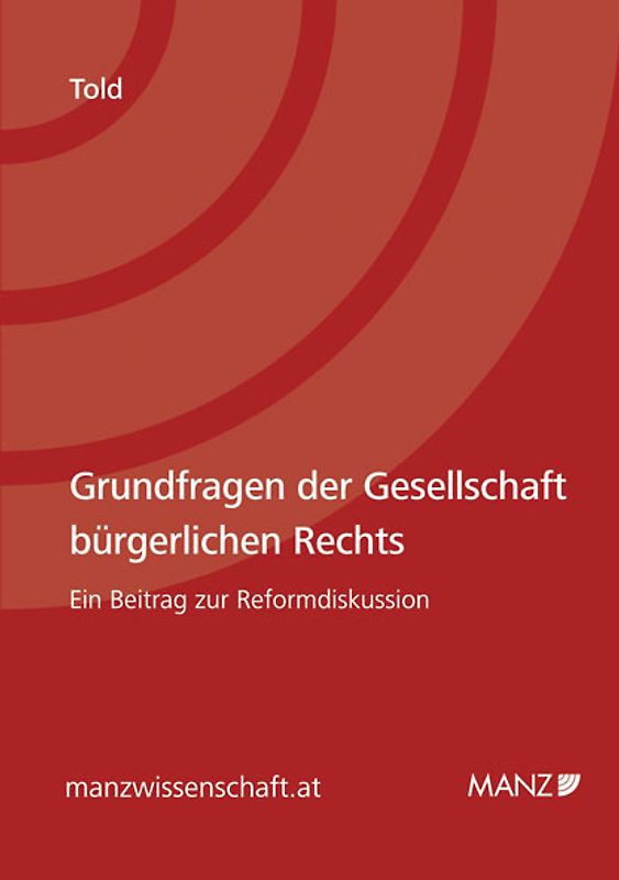 Grundfragen der Gesellschaft bürgerlichen Rechts