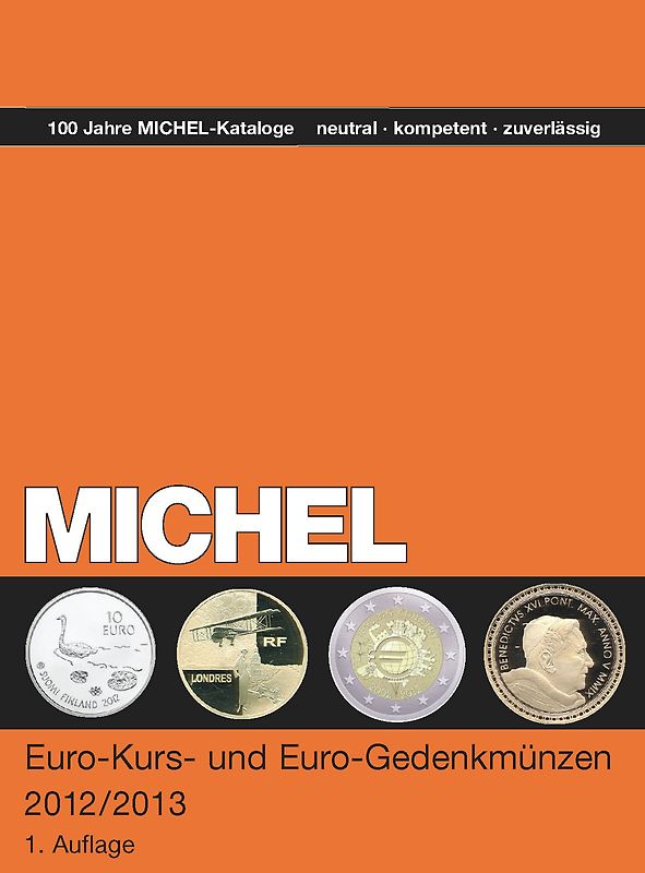 MICHEL-Katalog Euro und Gedenkmünzen 2012/2013 - in Farbe