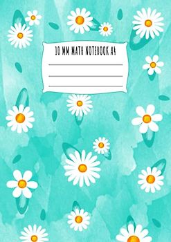 10mm Math Notebook A4: 10 mm (1 cm) Notebook, 10 mm Square Math Exercise Book A4 | Squared Quad Ruled Grid Paper Notebook for Mathematics (Maths) 100 Pages | Soft Cover