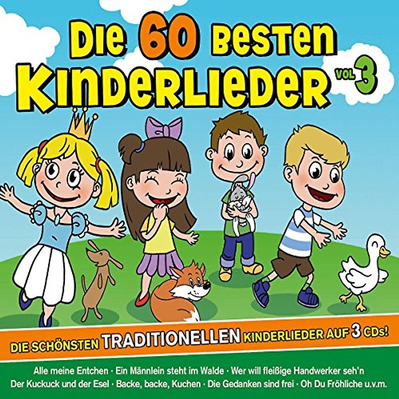 Familie Sonntag - Die 60 besten Kinderlieder Vol.3 - Die schönsten traditionellen Kinderlieder