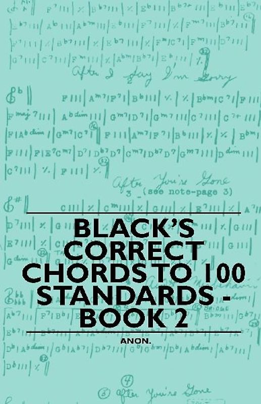 Black's Correct Chords to 100 Standards - Book 2