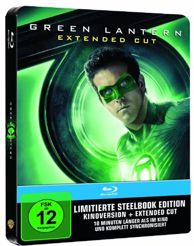 Green Lantern Extended Cut [Steelbook] Blu-ray Disc