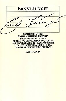 Sämtliche Werke. Werkausgabe in 22 Bänden, komplett / Subtile Jagden