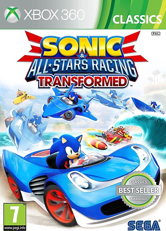 Sonic All Stars Racing Transformed [Classics, UK Import] Xbox 360