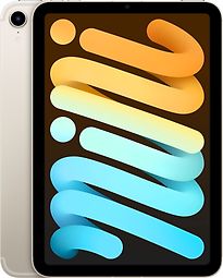 Image of Apple iPad mini 6 8,3 256GB [wifi + cellular] sterrenlicht (Refurbished)