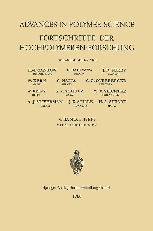 Fortschritte der Hochpolymeren-Forschung