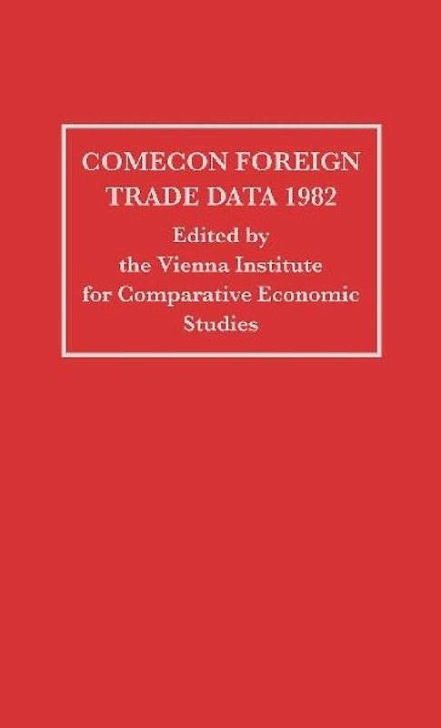Comecon Foreign Trade Data 1982
