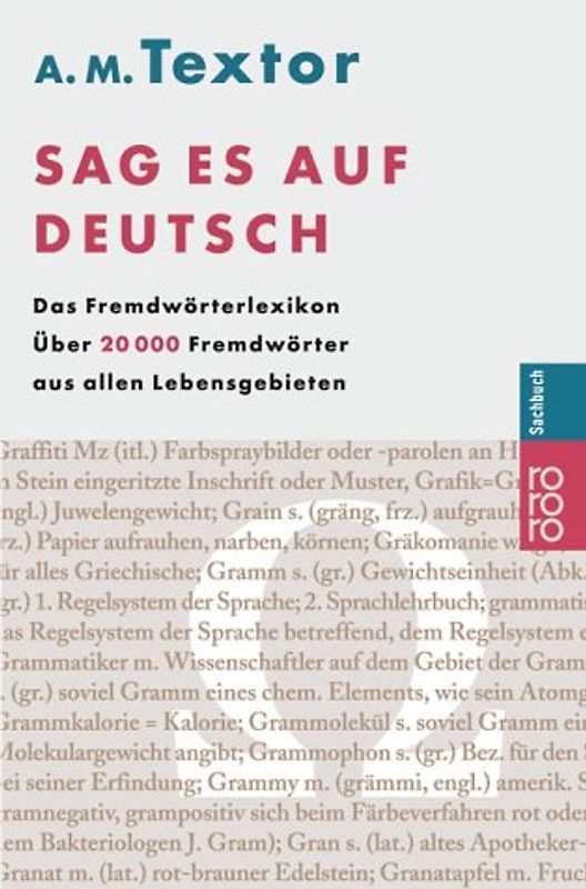 Sag es auf Deutsch