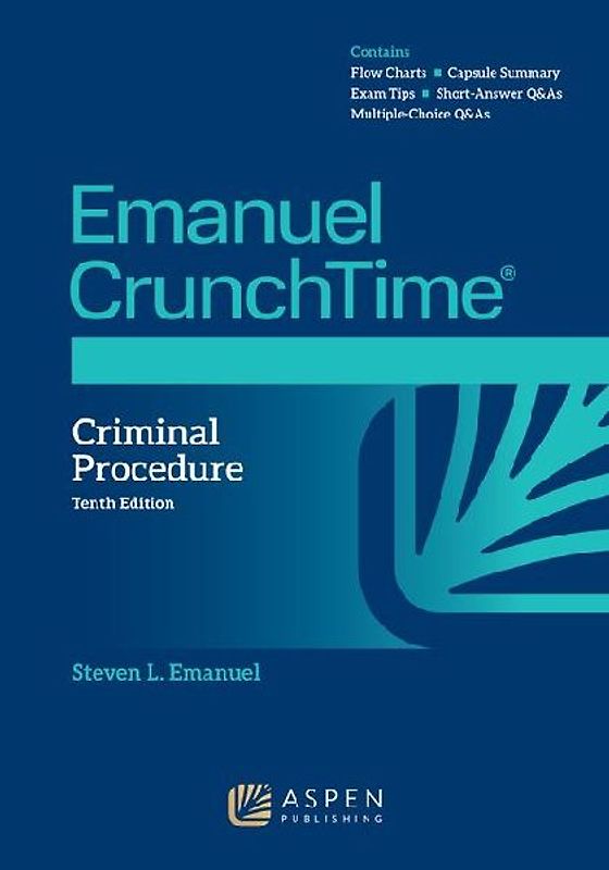 Emanuel CrunchTime for Criminal Procedure
