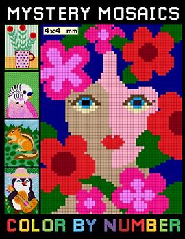 Mystery Mosaics Color By Number: Adults Color Quest Extreme Challenges to Complete, Pixel Art For Adults & Kids (Colour Quest Colour By Number)