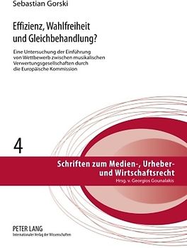Effizienz, Wahlfreiheit und Gleichbehandlung?