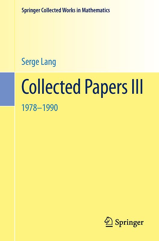 Collected Papers III