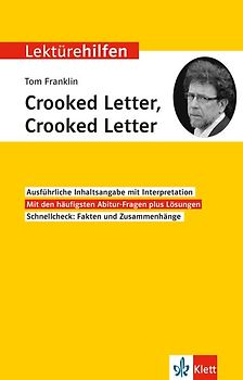 Klett Lektürehilfen Franklin, Crooked Letter, Crooked Letter