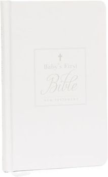 Kjv, Baby's First New Testament, Hardcover, White, Red Letter, Comfort Print