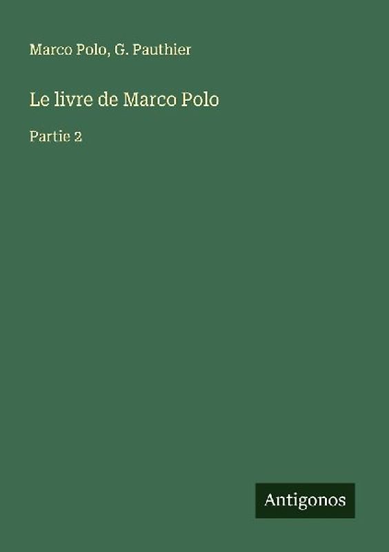 Le livre de Marco Polo