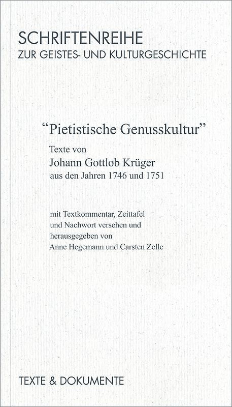 "Pietistische Genusskultur"