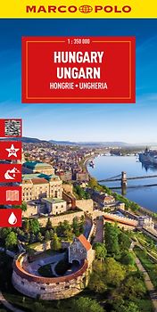 MARCO POLO Reisekarte Ungarn 1:350.000