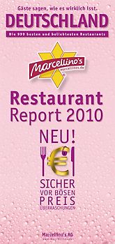 Marcellino's Restaurant Report Deutschland 2010 - Edition Pink-Champagne