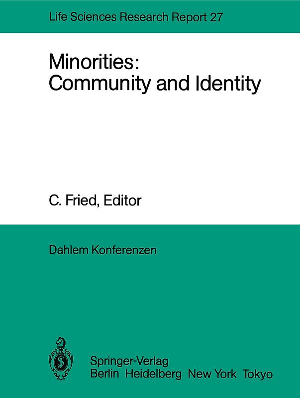 Minorities: Community and Identity
