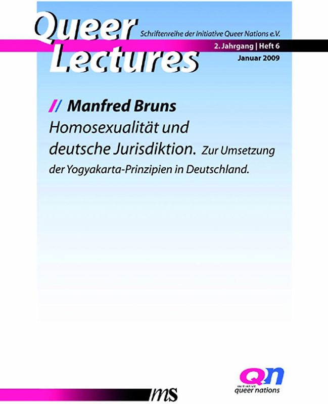 Homosexualität und deutsche Jurisdiktion