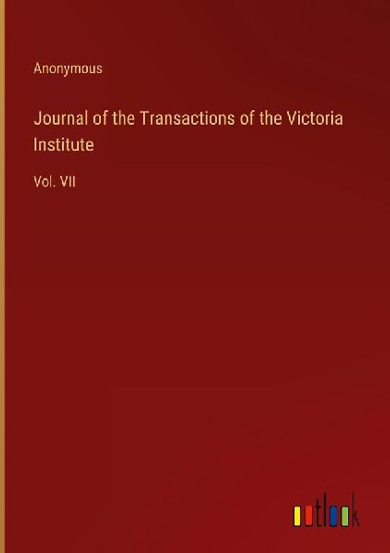 Journal of the Transactions of the Victoria Institute