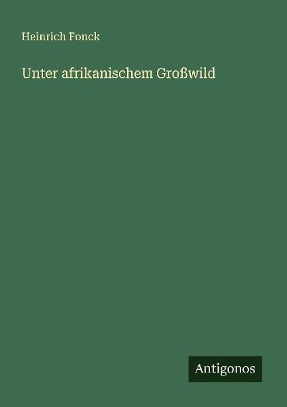 Unter afrikanischem Großwild