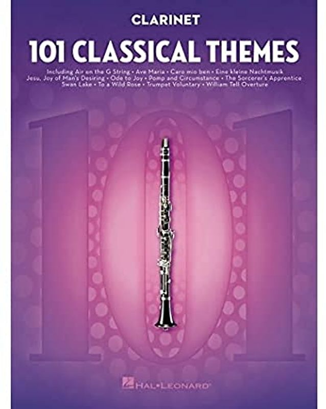 101 Classical Themes -For Clarinet- (Book): Noten, Sammelband für Klarinette