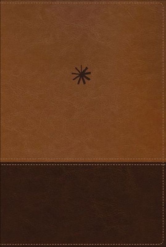 Nbla, Biblia Cronológica de Estudio, Interior a Cuatro Colores, Leathersoft, DOS Tonos Café, Comfort Print