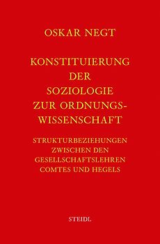 Werkausgabe Bd. 1 / Konstituierung der Soziologie als Ordnungswissenschaft