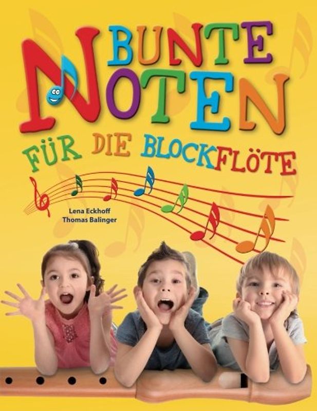 Bunte Noten für die Blockflöte