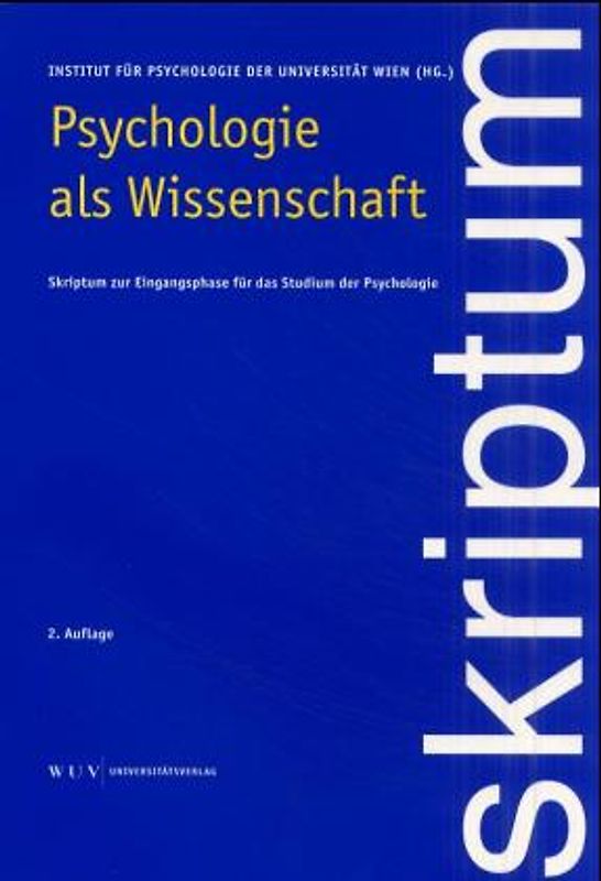 Psychologie als Wissenschaft