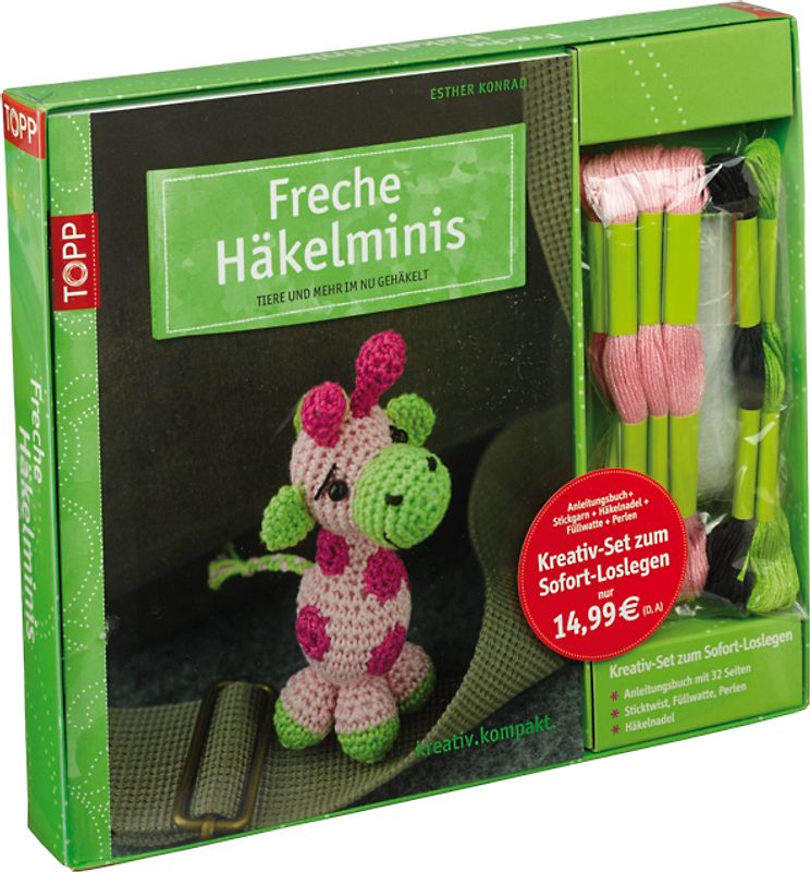 Kreativ-Set: Freche Häkelminis